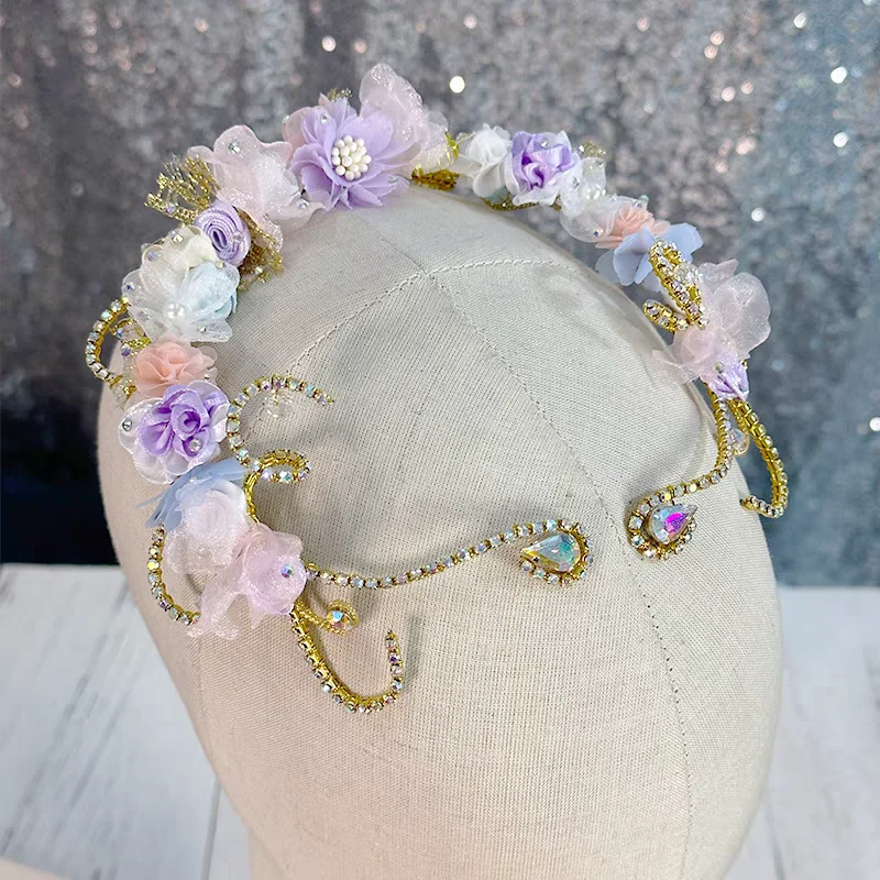2024 New ballet Professional Headwear performance group Competition Group Dance sparkling water fairy wreath flower crown
2024 New ballet Professional Headwear performance group Competition Group Dance sparkling water fairy wreath flower crown