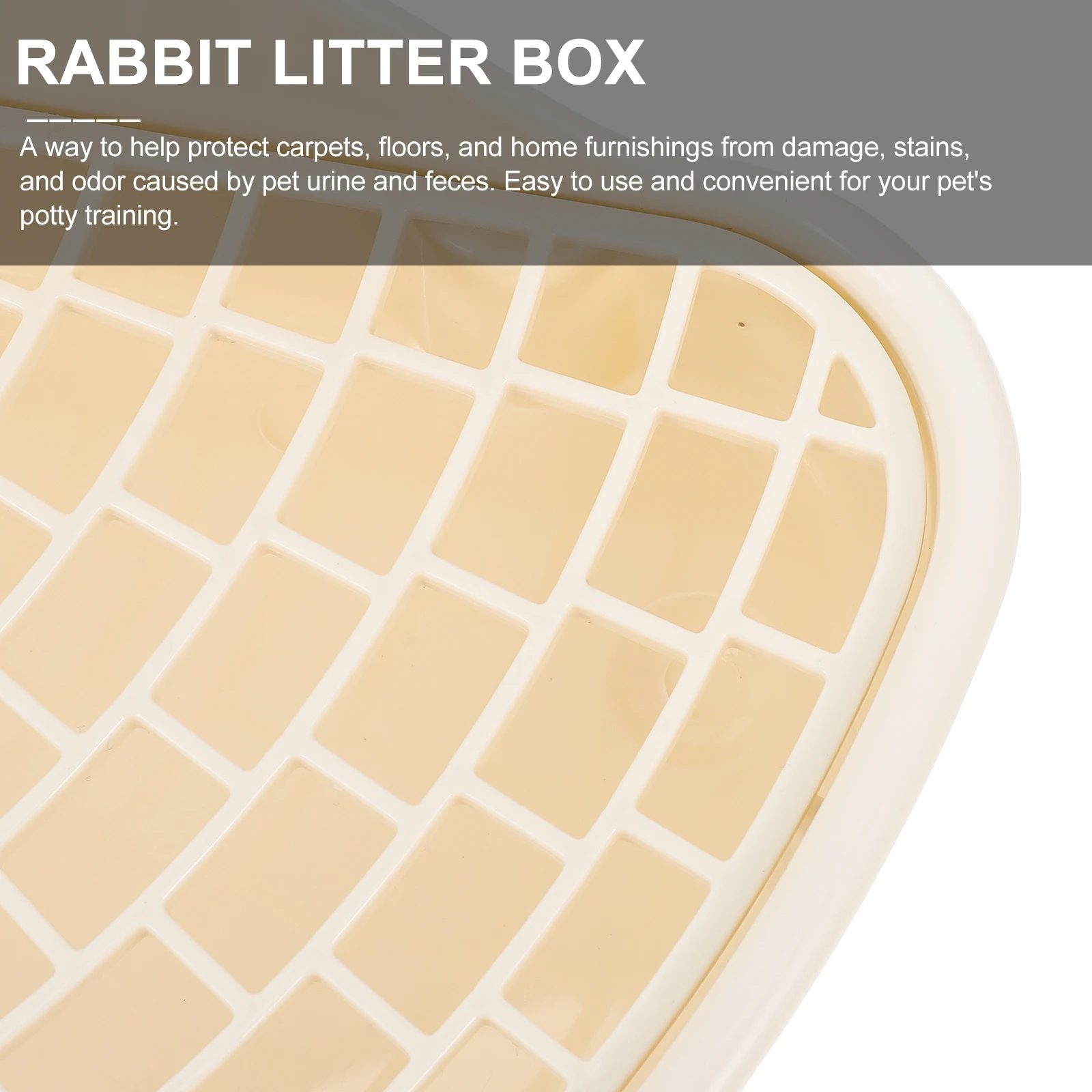 Pet Cleaning Potty Bunny Cage Supply Rabbit Litter Pan Rabbits Small Animal Toilet
Pet Cleaning Potty Bunny Cage Supply Rabbit Litter Pan Rabbits Small Animal Toilet