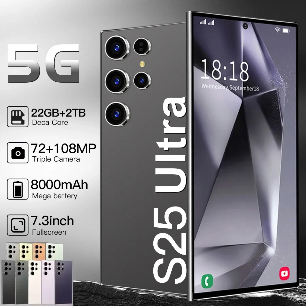 HOT 2025 new S25 Ultra original intelligent 5G dual card dual standby Android 14 system global version 8000mAh battery
HOT 2025 new S25 Ultra original intelligent 5G dual card dual standby Android 14 system global version 8000mAh battery