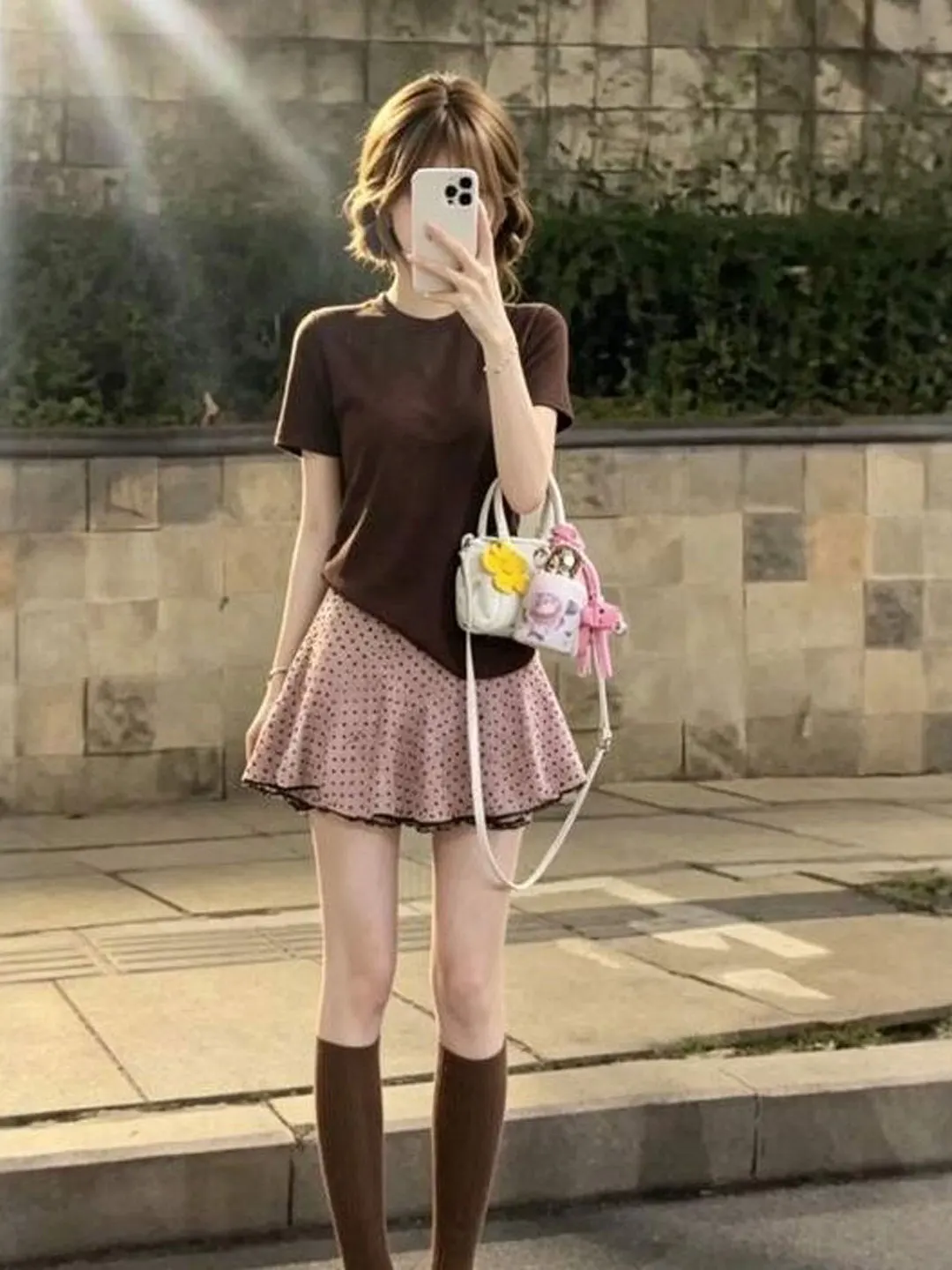 Retro Gentle Style Two-Piece Set Cute Top Half-Skirt Summer Outfit 2026 Fashion Ensemble Short Sleeve round Neck Cotton Blend
Retro Gentle Style Two-Piece Set Cute Top Half-Skirt Summer Outfit 2026 Fashion Ensemble Short Sleeve round Neck Cotton Blend