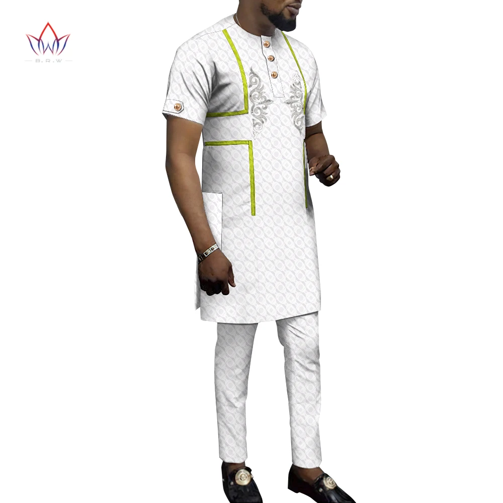 BintaRealWax Africa Clothes for Men 2 Pieces Sets Bazin Riche Patchwork Top and Pants Set Traditional African Clothing WYN1592
BintaRealWax Africa Clothes for Men 2 Pieces Sets Bazin Riche Patchwork Top and Pants Set Traditional African Clothing WYN1592