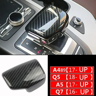 Car Styling Interior automatic speed gear shift knob head cover carbon fiber Sticker For Audi A4 B9 A5 Q7 shifter trim Auto
Car Styling Interior automatic speed gear shift knob head cover carbon fiber Sticker For Audi A4 B9 A5 Q7 shifter trim Auto