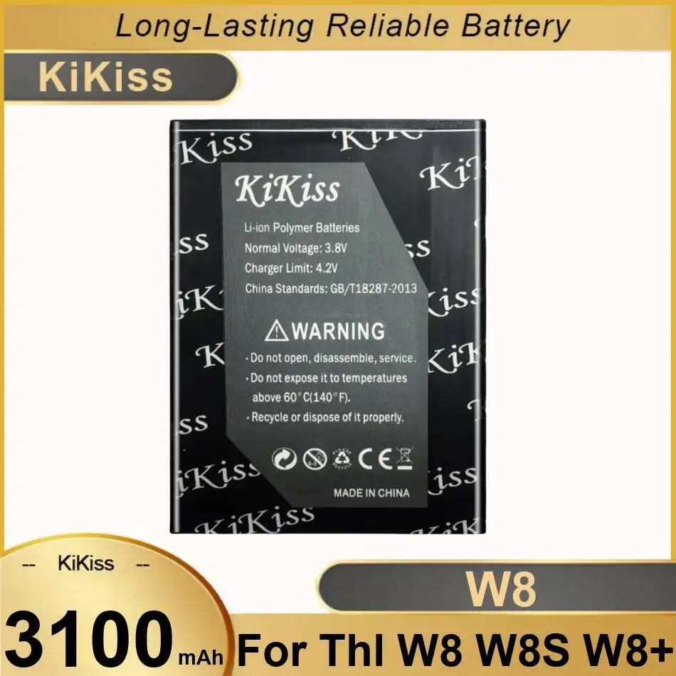 3100Mah For Thl W8 W8S W8+ High-Capacity Mobile Phone Battery
3100Mah For Thl W8 W8S W8+ High-Capacity Mobile Phone Battery