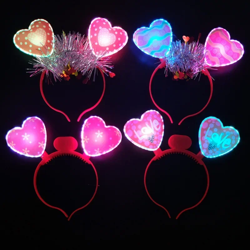 12 pcs Luminous LED Love Flash Headband Hair Hoop Band Ornament Girl Dress Decoration Easter Cosplay
12 pcs Luminous LED Love Flash Headband Hair Hoop Band Ornament Girl Dress Decoration Easter Cosplay