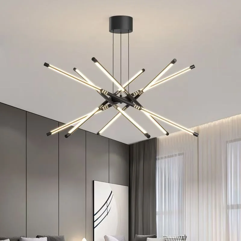 Modern New Designer Lines Living Room Lamp Luxury Main Chandelier Hotel Private Rooms Private Rooms Restaurant Lighting Fixtures
Modern New Designer Lines Living Room Lamp Luxury Main Chandelier Hotel Private Rooms Private Rooms Restaurant Lighting Fixtures