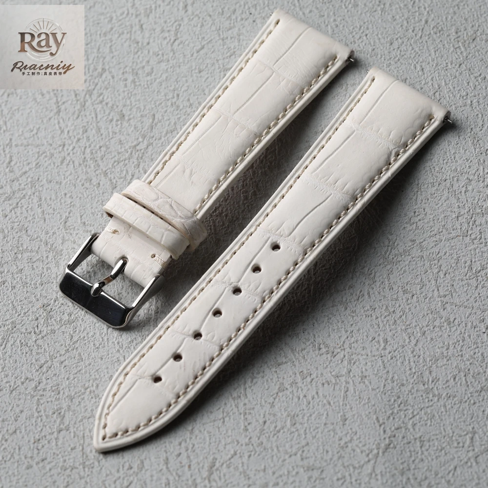 Ремешок из крокодиловой кожи ручной работы, браслет из гималайской белой крокодиловой кожи 18, 19, 20, 22 мм, быстросъемный, высококачественный мужской ремешок
Ремешок из крокодиловой кожи ручной работы, браслет из гималайской белой крокодиловой кожи 18, 19, 20, 22 мм, быстросъемный, высококачественный мужской ремешок