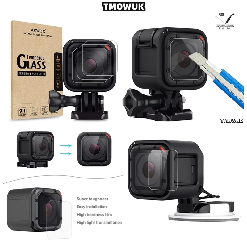 For GoPro HERO5 Session HERO 4 5, 9H Anti-Scratch Glass Screen Protector Ultimate Fit
For GoPro HERO5 Session HERO 4 5, 9H Anti-Scratch Glass Screen Protector Ultimate Fit