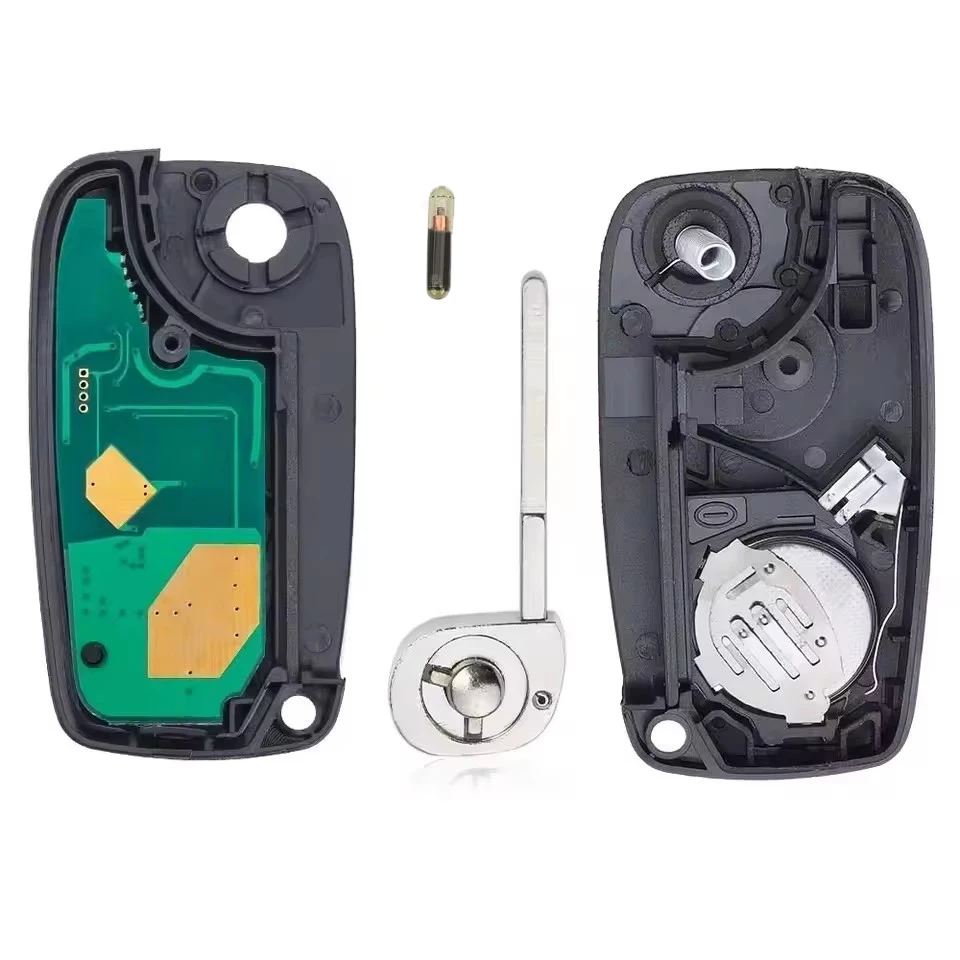KEYECU Replacement Flip Remote Key FOB 3Button 434MHz ID48 Chip for Fiat Stilo Punto Liena Bravo, for Peugeot Boxer, for Citroen
KEYECU Replacement Flip Remote Key FOB 3Button 434MHz ID48 Chip for Fiat Stilo Punto Liena Bravo, for Peugeot Boxer, for Citroen