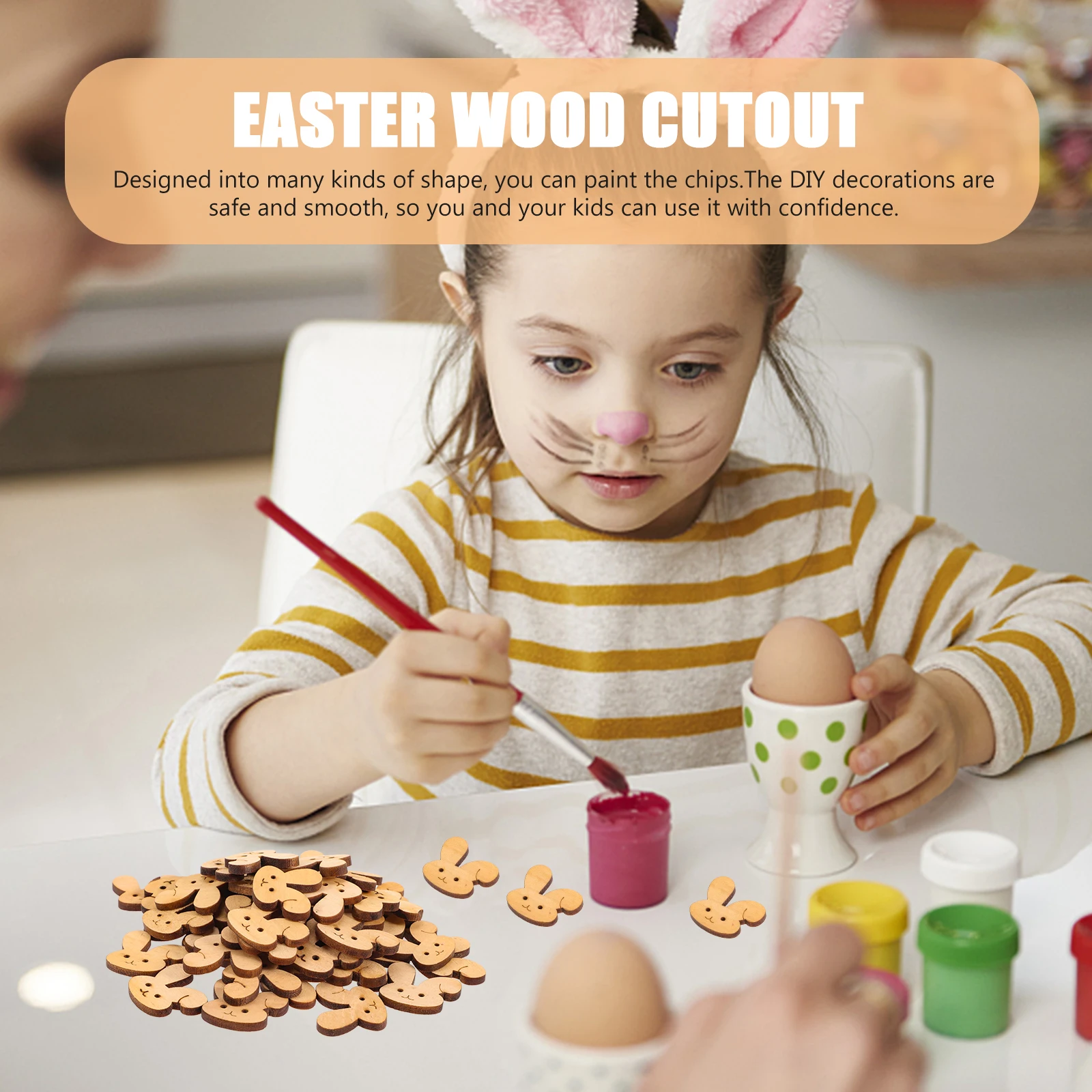 100pcs Rabbit Wood Cutouts Unfinished Diy Craft Bunny Shapes For Easter Decorations Wooden Bunny Ornaments Handicraft Supplies
100pcs Rabbit Wood Cutouts Unfinished Diy Craft Bunny Shapes For Easter Decorations Wooden Bunny Ornaments Handicraft Supplies