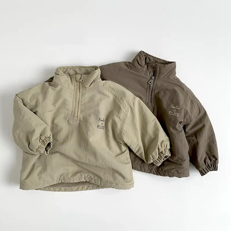 Winter New Children Fleece Sweatshirt Coat Letter Print Girls Long Sleeve Casual Jacket Plus Velvet Thick Kids Boys Warm Tops
Winter New Children Fleece Sweatshirt Coat Letter Print Girls Long Sleeve Casual Jacket Plus Velvet Thick Kids Boys Warm Tops