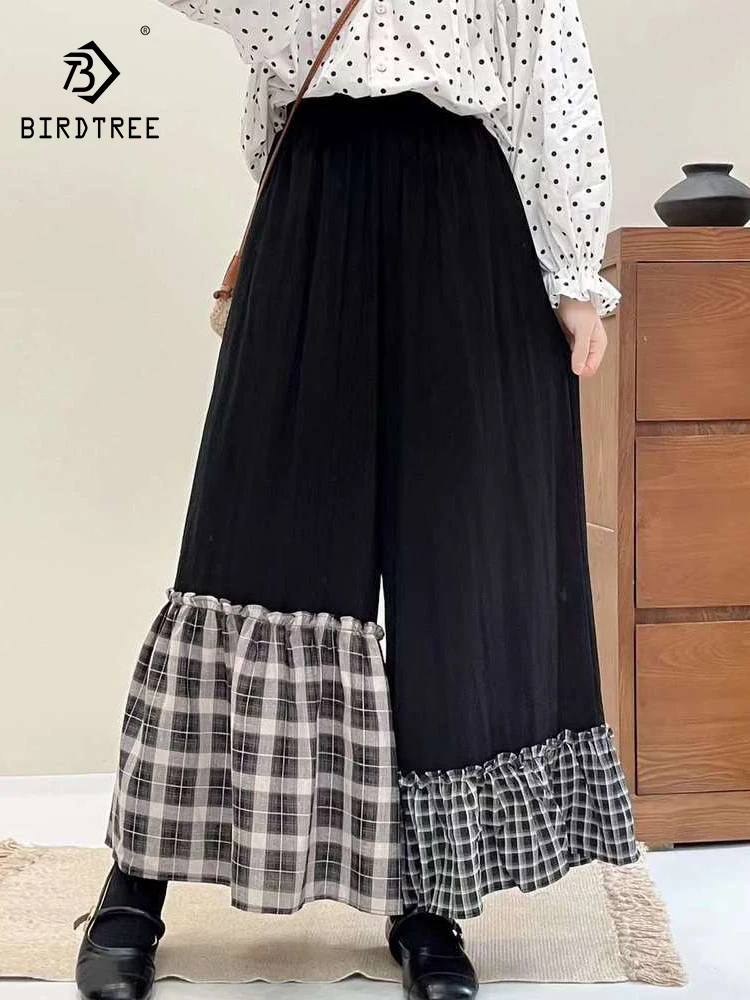 New 2026 Spring Women Cotton Harem Pants, Elastic Waist Irregular Plaid Patchwork, Mori Girl Retro Japan Style Trousers B63662CC
New 2026 Spring Women Cotton Harem Pants, Elastic Waist Irregular Plaid Patchwork, Mori Girl Retro Japan Style Trousers B63662CC