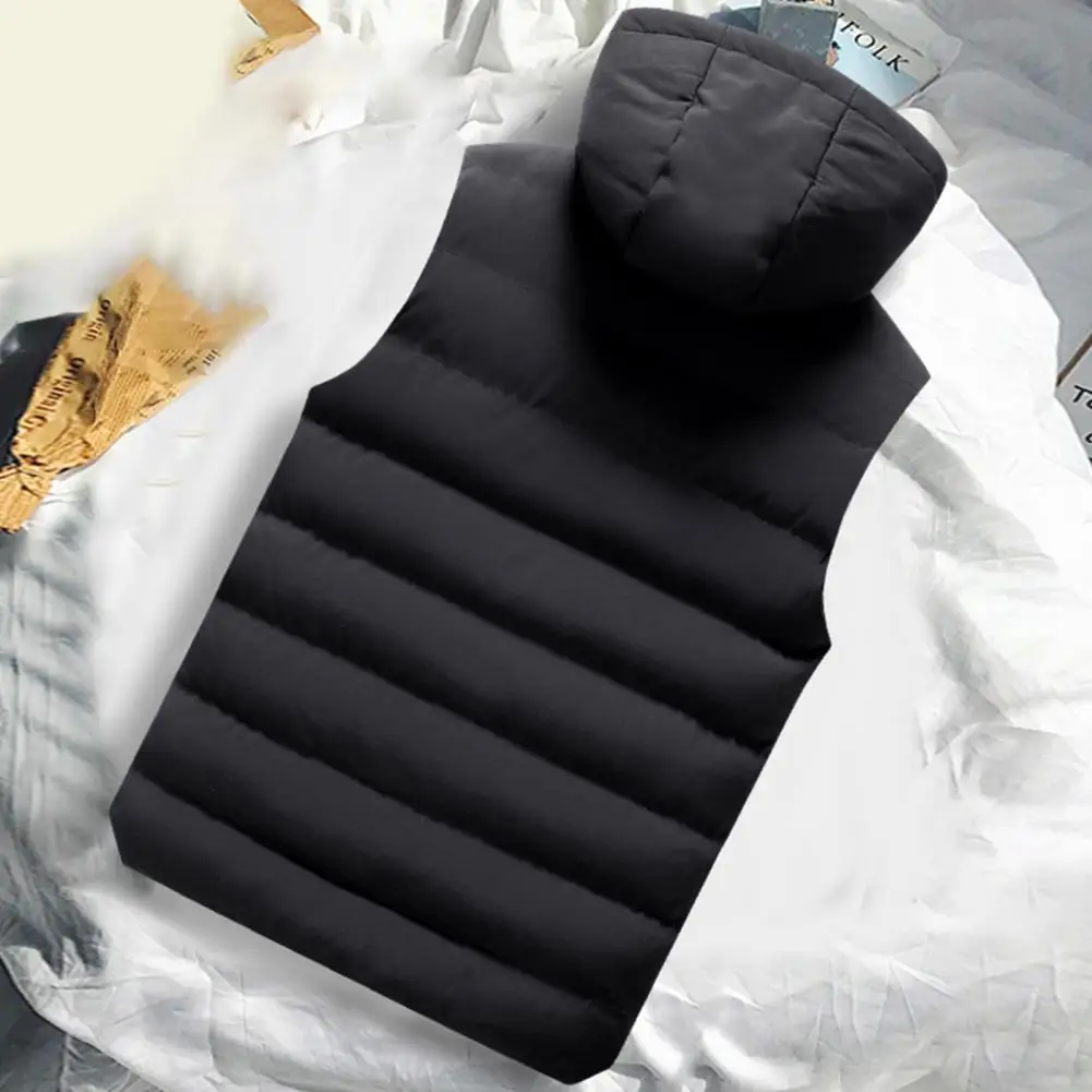 Stylish Male Work Waistcoat Autumn Winter Men Waistcoat Fluffy Filling Cotton Padded Zipper Sleeveless Jacket Keep Warm
Stylish Male Work Waistcoat Autumn Winter Men Waistcoat Fluffy Filling Cotton Padded Zipper Sleeveless Jacket Keep Warm