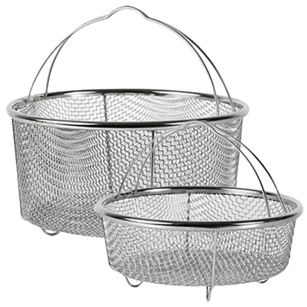 2pcs Handheld Steam Basket Stainless Steel Deep Frying Fryer Multifunction Steaming Kitchen Strainer Food Fried Basket
2pcs Handheld Steam Basket Stainless Steel Deep Frying Fryer Multifunction Steaming Kitchen Strainer Food Fried Basket