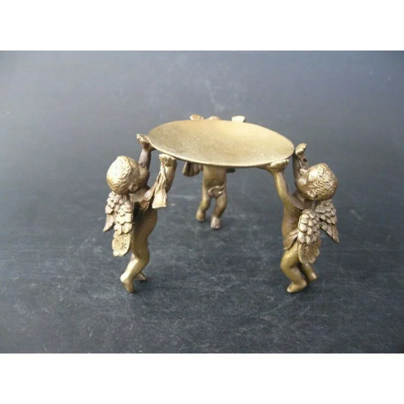Collecting Chinese Handmade Carved Bronze 3 Angel Statue Oil Lamp Candlestick Plate Court
Collecting Chinese Handmade Carved Bronze 3 Angel Statue Oil Lamp Candlestick Plate Court