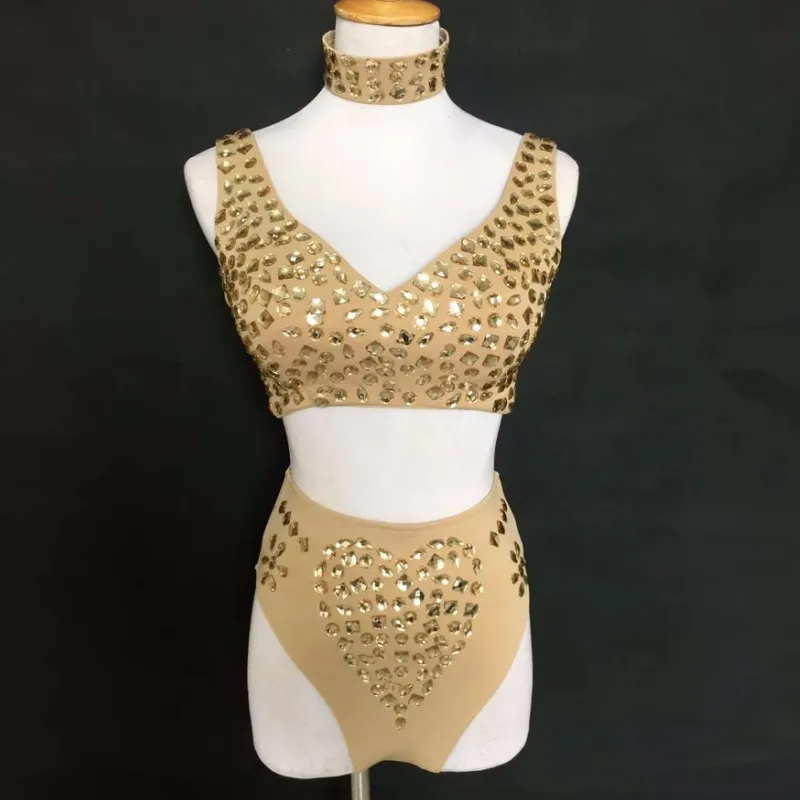 Red Rhinestones Bikini Dance Costume Nightclub Bar Female Dancer DJ DS Performance Stage Wear Crystal Bra+Shorts 2 Pieces Set
Red Rhinestones Bikini Dance Costume Nightclub Bar Female Dancer DJ DS Performance Stage Wear Crystal Bra+Shorts 2 Pieces Set