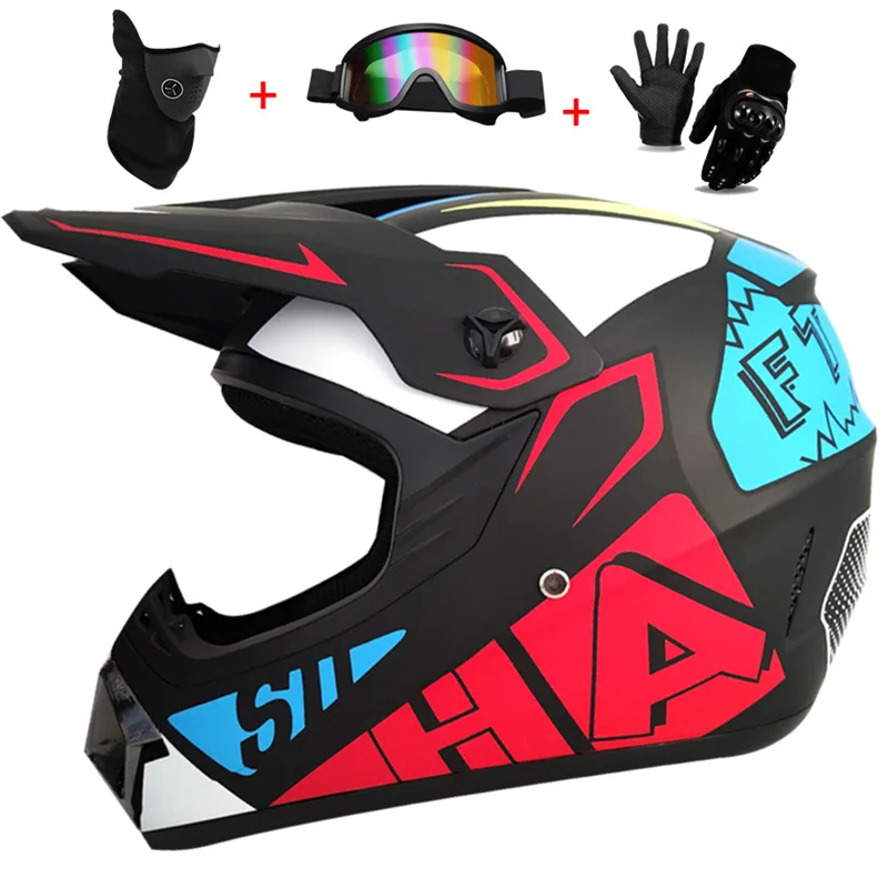 3Pcs Kids Off-Road Full Helmet,Motocross Casco ,for Karting Beach Buggy Mountain Bike,All Seasons Unisex Protective Cycling Gear
3Pcs Kids Off-Road Full Helmet,Motocross Casco ,for Karting Beach Buggy Mountain Bike,All Seasons Unisex Protective Cycling Gear