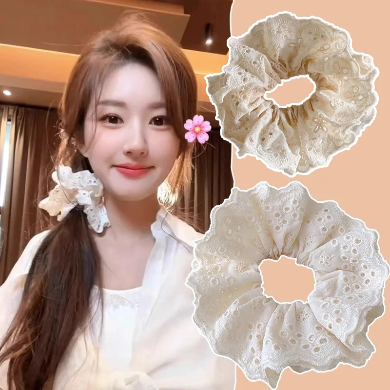 Exquisite Elastics Lolita Lace Scrunchies Oversized Lace French Hair Rope Ties Ponytail Holder Headbands Hair Accessories
Exquisite Elastics Lolita Lace Scrunchies Oversized Lace French Hair Rope Ties Ponytail Holder Headbands Hair Accessories