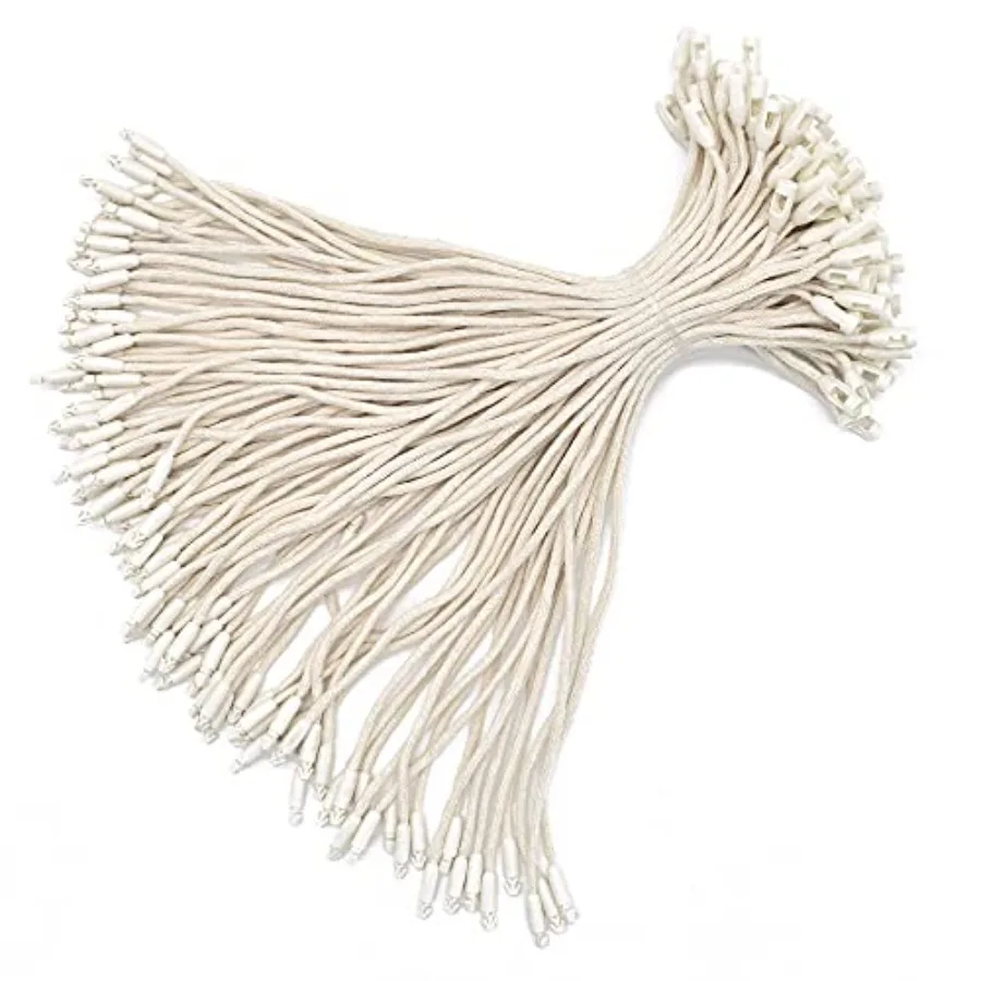 7.7" 500 Pcs Cotton Hang Tag String Fasteners for Gifts Luggage Label Attachment Clothing
7.7" 500 Pcs Cotton Hang Tag String Fasteners for Gifts Luggage Label Attachment Clothing