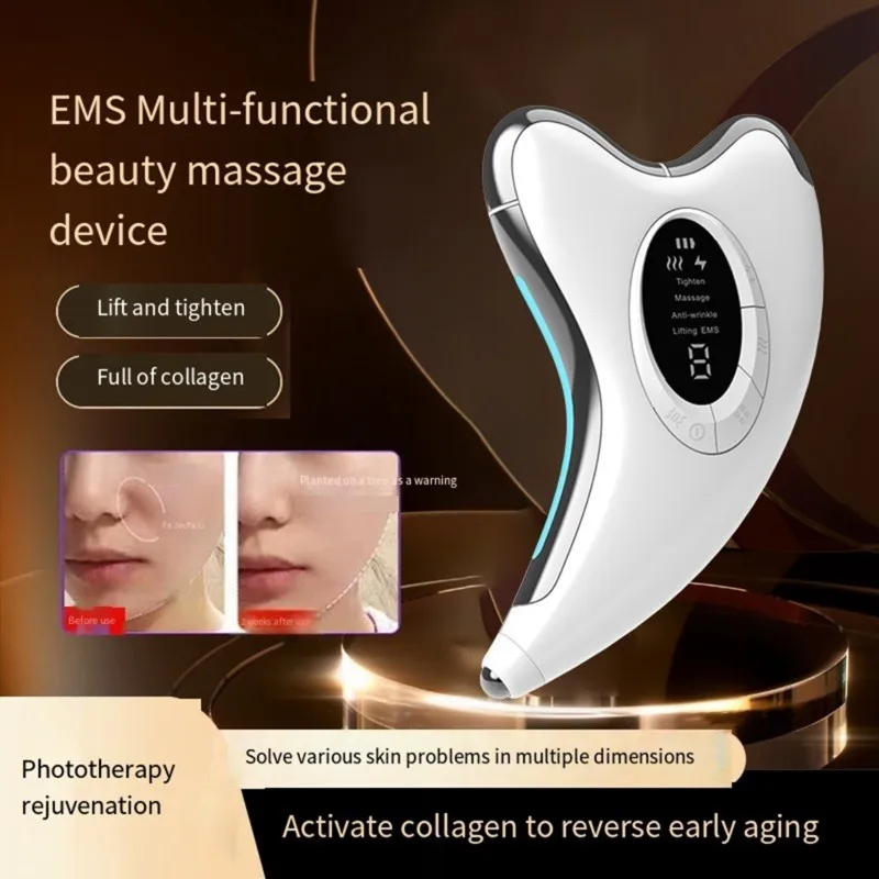 Beauty USB Powered EMS Neck And Facial Massager With Microcurrent Gua Sha- 4 Modes, 37 To 47° C Temperature Range
Beauty USB Powered EMS Neck And Facial Massager With Microcurrent Gua Sha- 4 Modes, 37 To 47° C Temperature Range