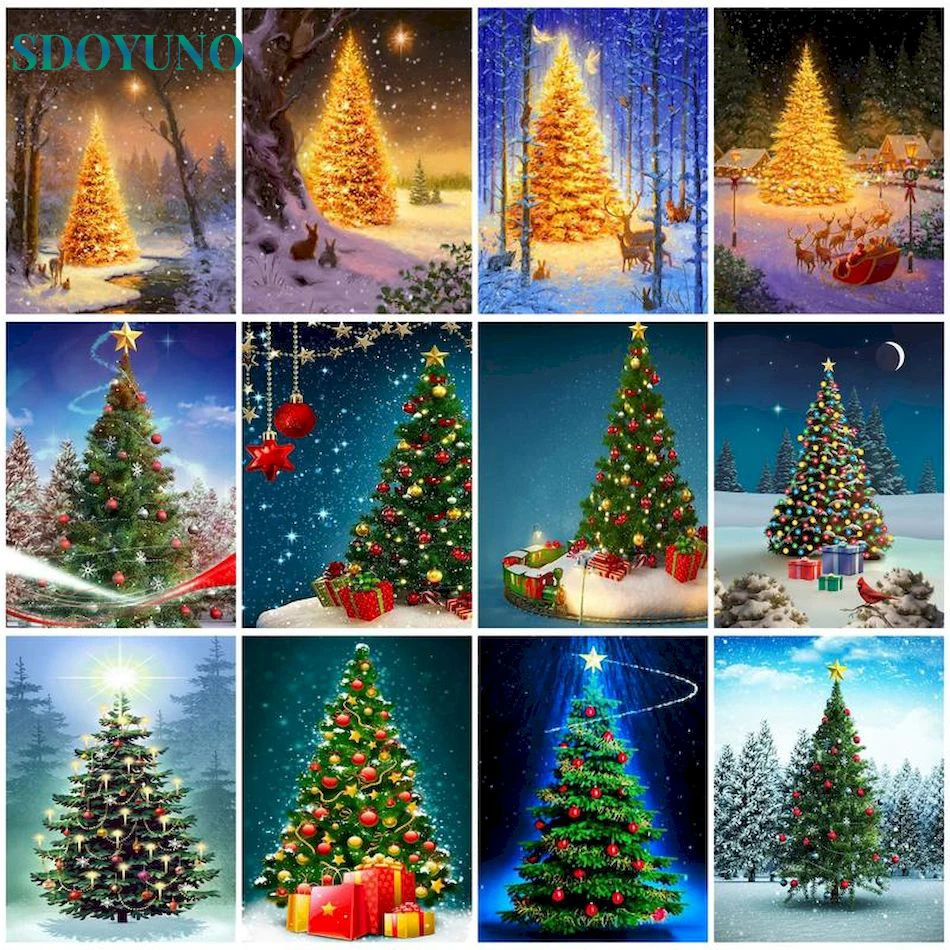 SDOYUNO Frameless Paint By Numbers Christmas Tree Oil Painting By Numbers For Adults DIY Number Painting On Canvas Home Decor
SDOYUNO Frameless Paint By Numbers Christmas Tree Oil Painting By Numbers For Adults DIY Number Painting On Canvas Home Decor
