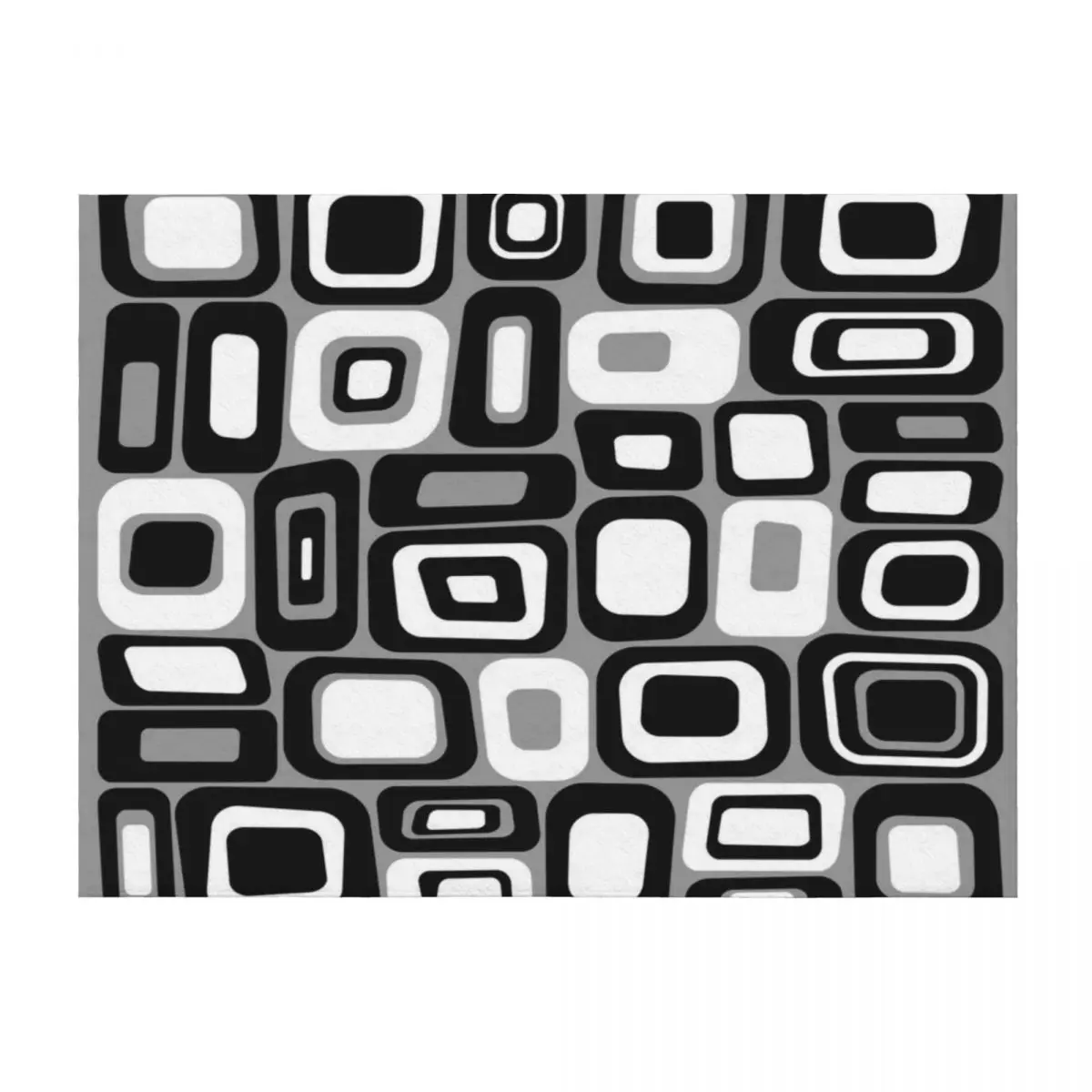 Gray, Black and White Modern Retro Geometric Mid Century Design Throw Blanket Thin Luxury Brand Blankets
Gray, Black and White Modern Retro Geometric Mid Century Design Throw Blanket Thin Luxury Brand Blankets