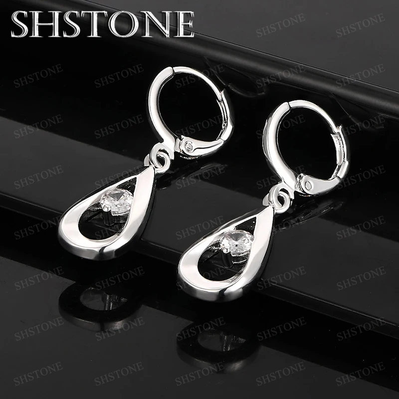 925 Sterling Silver Water Droplet Drop Earring Fashion Charm Wedding Women Party Christmas Gift Fine Jewelry Accessories
925 Sterling Silver Water Droplet Drop Earring Fashion Charm Wedding Women Party Christmas Gift Fine Jewelry Accessories