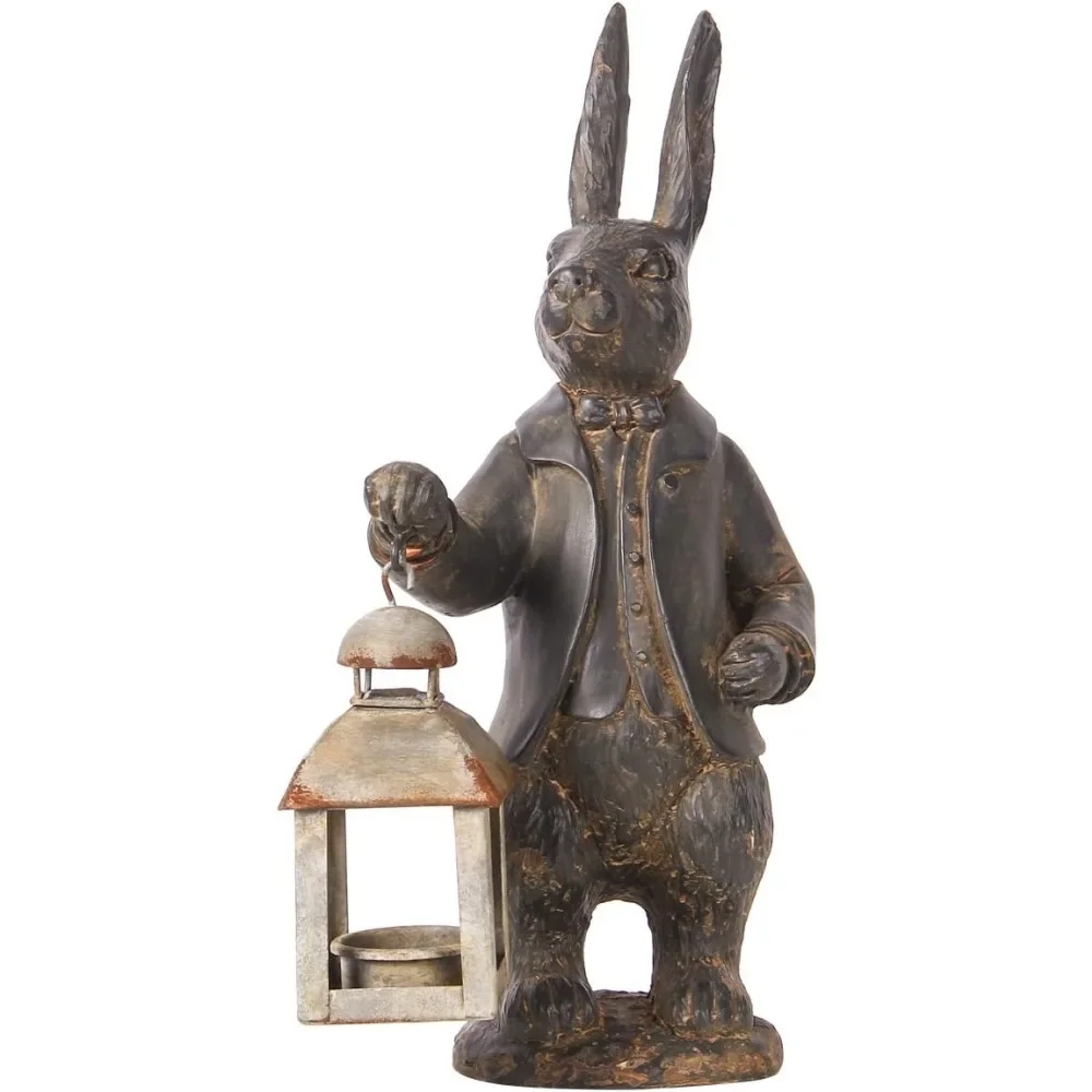 Easter Bunny Decorations, Vintage Metal Tealight, Candle Lantern Holder, Resin Sculpture, Bunny Figurine, Home, Free Shipping
Easter Bunny Decorations, Vintage Metal Tealight, Candle Lantern Holder, Resin Sculpture, Bunny Figurine, Home, Free Shipping