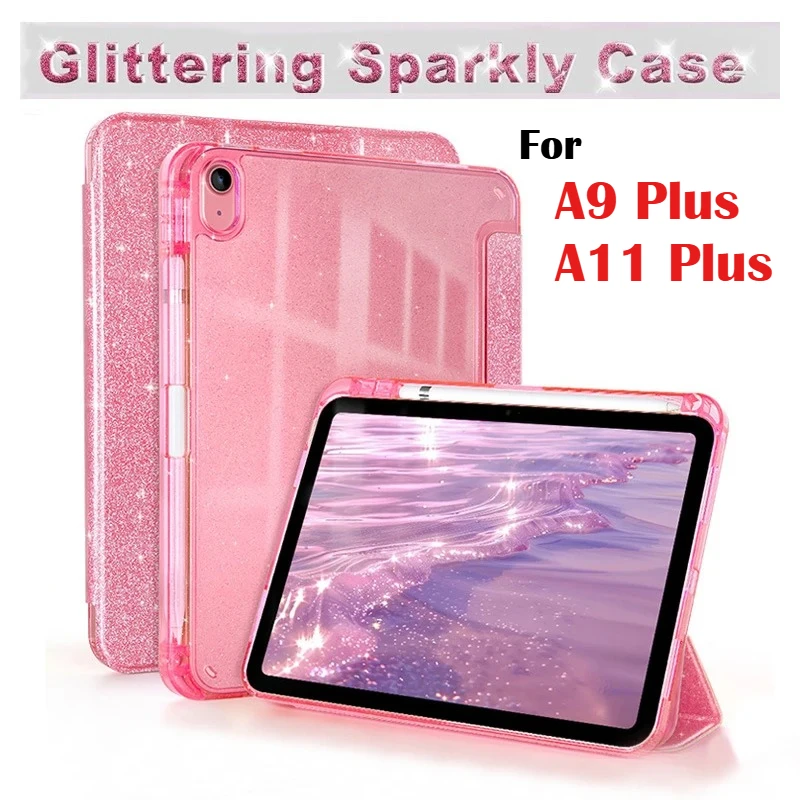 Блестящий умный чехол-книжка из кожи с подставкой для новых Samsung Galaxy Tab S10 Lite, S9 FE, A11 Plus 2025, A9+ 11 дюймов (модель 2026 года)
Блестящий умный чехол-книжка из кожи с подставкой для новых Samsung Galaxy Tab S10 Lite, S9 FE, A11 Plus 2025, A9+ 11 дюймов (модель 2026 года)