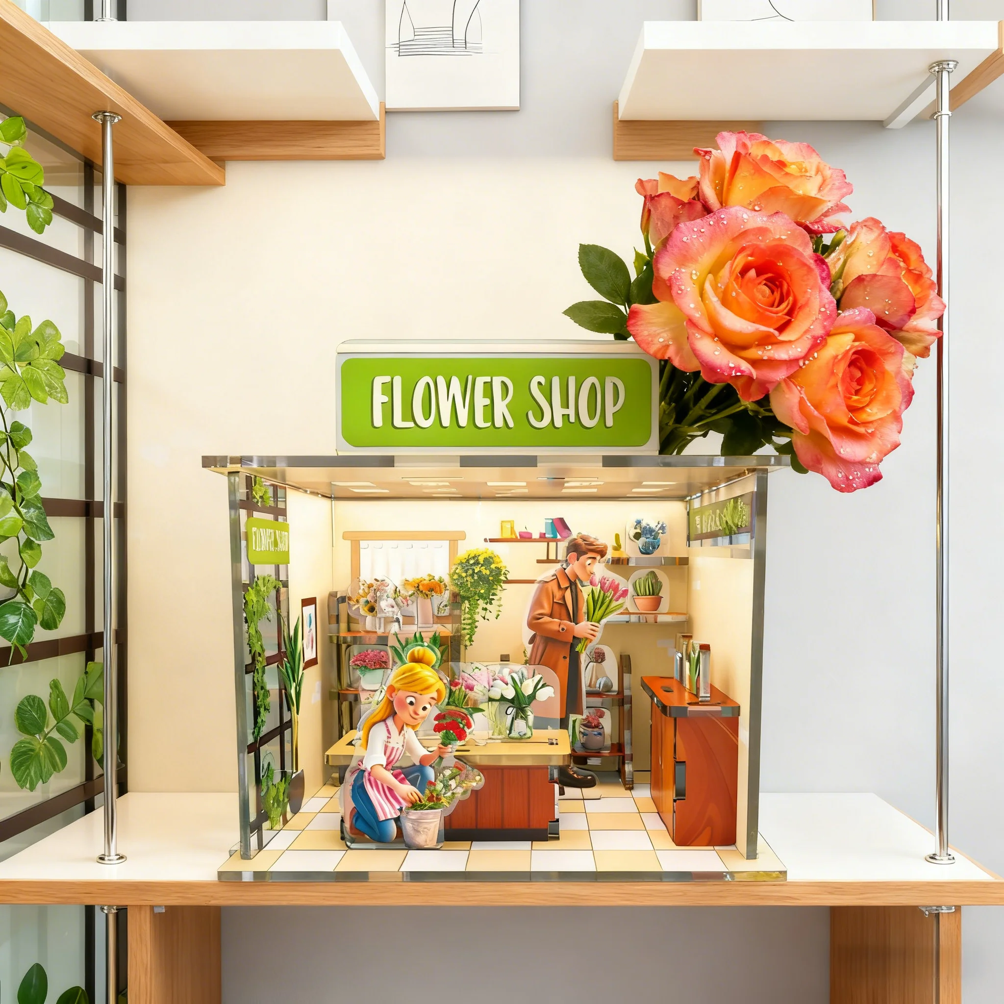Assemble a florist model kit; an elegant 3D DIY puzzle, perfect as a gift for birthdays, Christmas, or anniversaries.
Assemble a florist model kit; an elegant 3D DIY puzzle, perfect as a gift for birthdays, Christmas, or anniversaries.