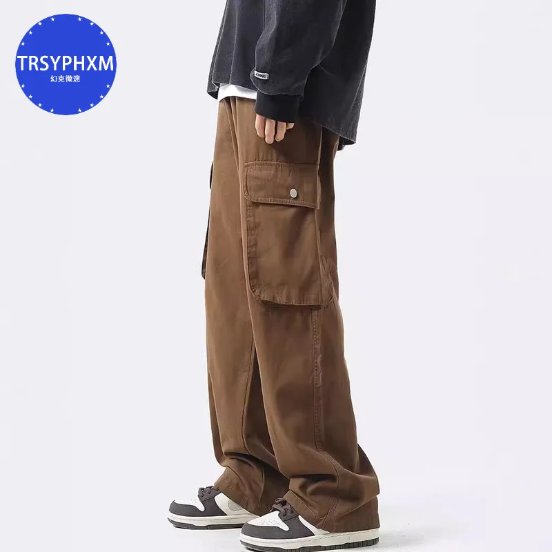 TRSYPHXM 2024 new Pure cotton worker trousers female summer new wide -leg casual pants high street multi -pocket straight pants
TRSYPHXM 2024 new Pure cotton worker trousers female summer new wide -leg casual pants high street multi -pocket straight pants