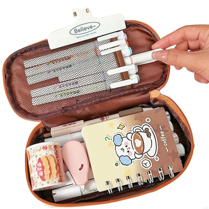 Large Pen Case Zippers Pen Holder Pouches Portable Pen Bag Spacious Pencil Bag D5QC
Large Pen Case Zippers Pen Holder Pouches Portable Pen Bag Spacious Pencil Bag D5QC