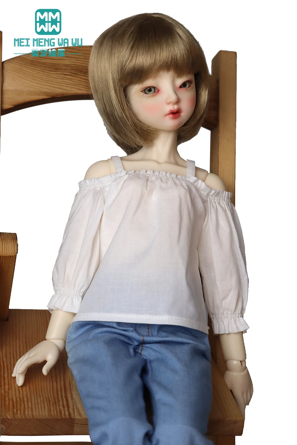 Clothes for doll fits 1/4 MSD BJD Doll Fashionable casual jeans Toys Girl Gift
Clothes for doll fits 1/4 MSD BJD Doll Fashionable casual jeans Toys Girl Gift