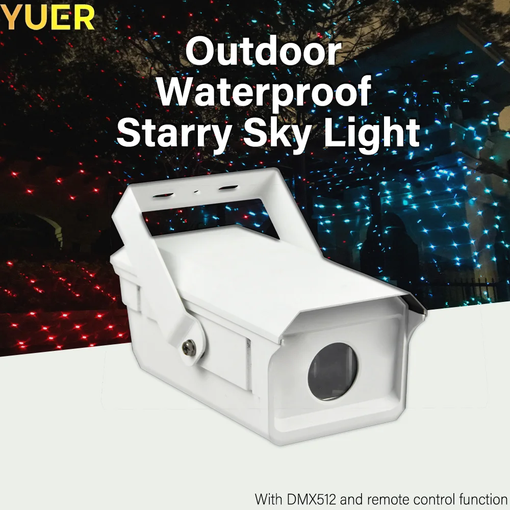 YUER 2W Outdoor Waterproof Starry Sky Star White Laser Light Projector DMX Full Color Garden Xmas Tree Square Party Decor Lamp
YUER 2W Outdoor Waterproof Starry Sky Star White Laser Light Projector DMX Full Color Garden Xmas Tree Square Party Decor Lamp