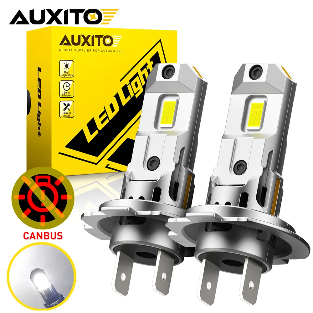 AUXITO 2Pcs 18000LM H7 LED Headlight Kit H1 LED Auto Lamp Canbus 6500K White Turbo Automobile For VW Audi Chevrolet Ford
AUXITO 2Pcs 18000LM H7 LED Headlight Kit H1 LED Auto Lamp Canbus 6500K White Turbo Automobile For VW Audi Chevrolet Ford