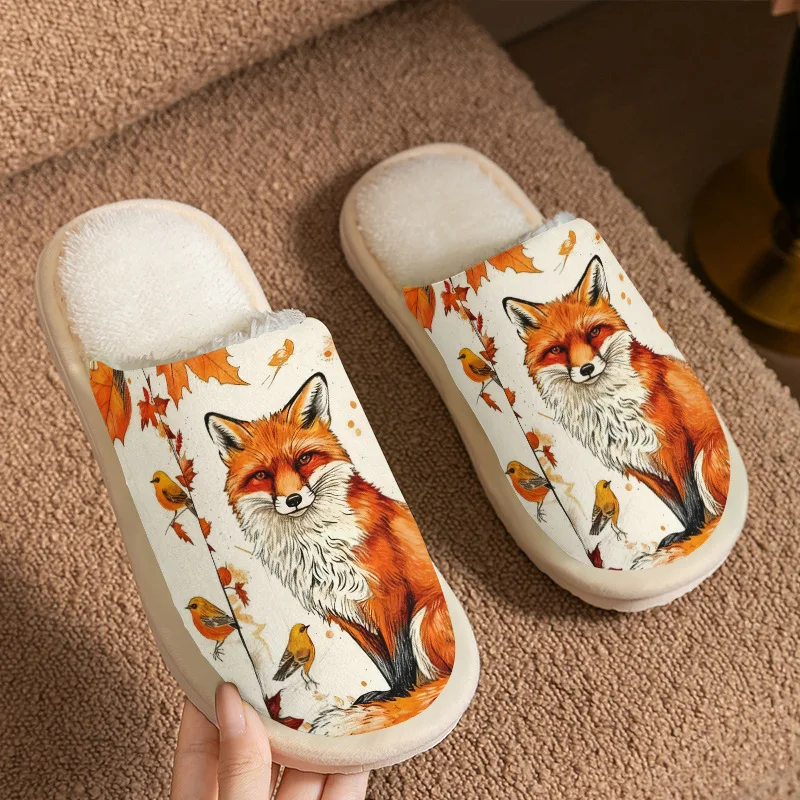 Женские тапочки с принтом лисы, домашние, роскошные дизайнерские, повседневные, зимние, модные, для дома, с пушистым мехом, на мягкой подошве, милые
Женские тапочки с принтом лисы, домашние, роскошные дизайнерские, повседневные, зимние, модные, для дома, с пушистым мехом, на мягкой подошве, милые