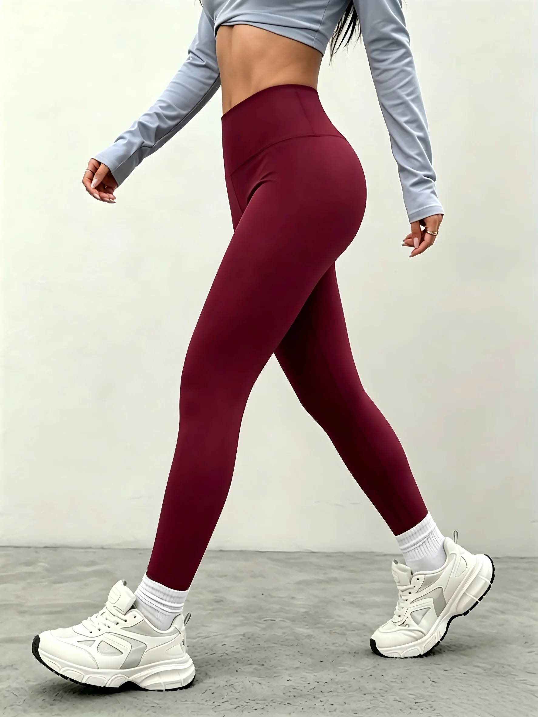 Women's Soft High-Waisted Yoga Tights Stretchy Workout Leggings Comfortable Breathable Fitness Trousers for Pilates
Women's Soft High-Waisted Yoga Tights Stretchy Workout Leggings Comfortable Breathable Fitness Trousers for Pilates
