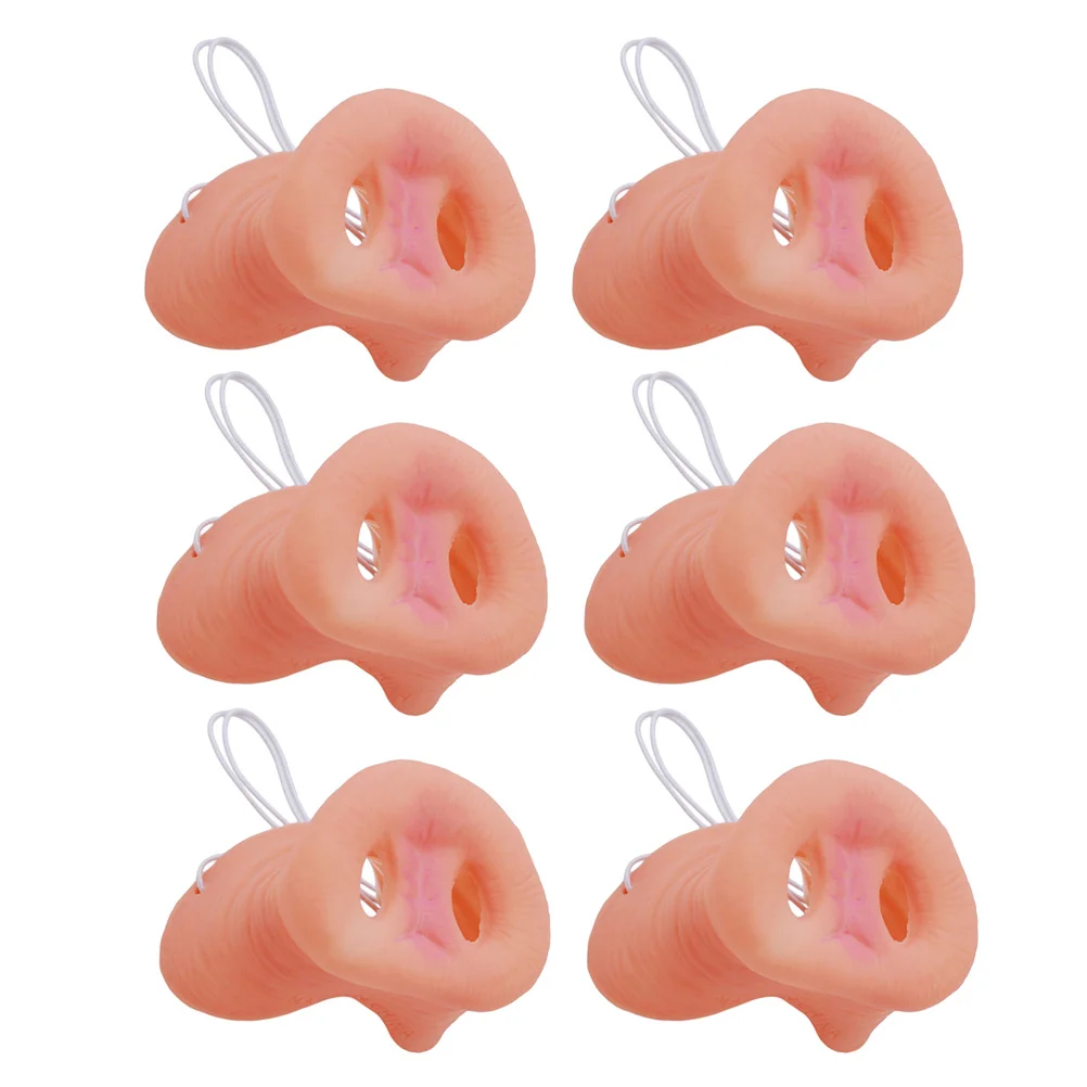 6Pcs Portable Animal Nose Prop for Cosplay Dress Up Events Soft Latex Piggy Snout Mask Funny Festive Accessory for Adult and
6Pcs Portable Animal Nose Prop for Cosplay Dress Up Events Soft Latex Piggy Snout Mask Funny Festive Accessory for Adult and