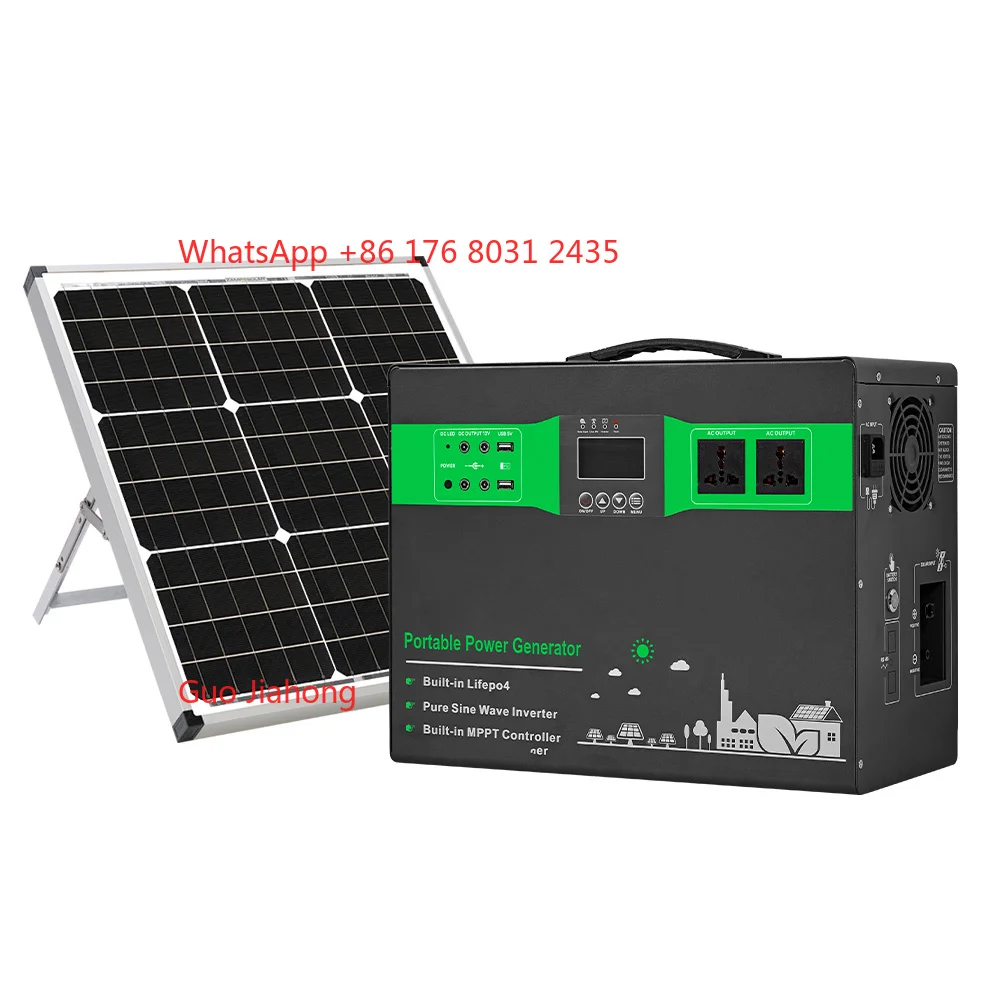 Portable Power Station 3000W AC Outlets Max 5000Wh Solar Generator for Home Backup Featuring MPPT Controller External Battery
Portable Power Station 3000W AC Outlets Max 5000Wh Solar Generator for Home Backup Featuring MPPT Controller External Battery