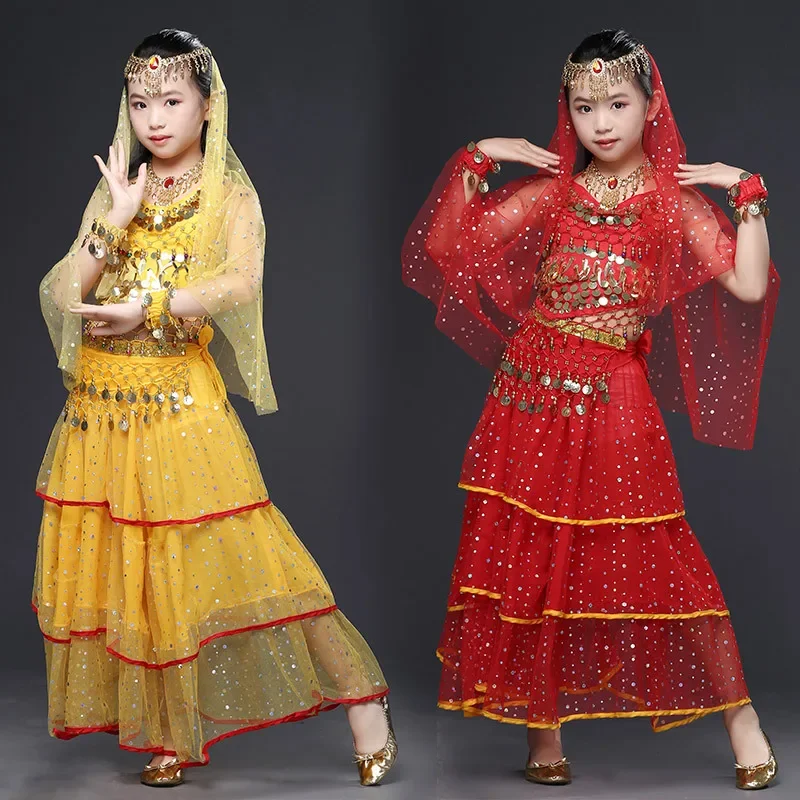 Children's Day Indian Dance Performance Clothing Ethnic Style Xinjiang Dance Clothing Children's Belly Dance Performance Clothin
Children's Day Indian Dance Performance Clothing Ethnic Style Xinjiang Dance Clothing Children's Belly Dance Performance Clothin