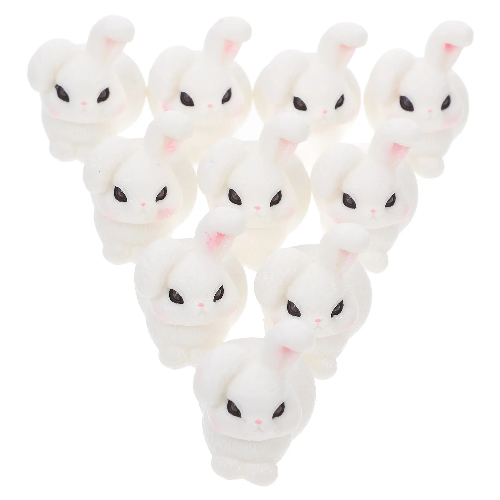 10Pcs Miniature Resin Rabbits Cute Cartoon Bunny Figurines for Desktop Garden DIY Decoration Small Animal Figurines
10Pcs Miniature Resin Rabbits Cute Cartoon Bunny Figurines for Desktop Garden DIY Decoration Small Animal Figurines