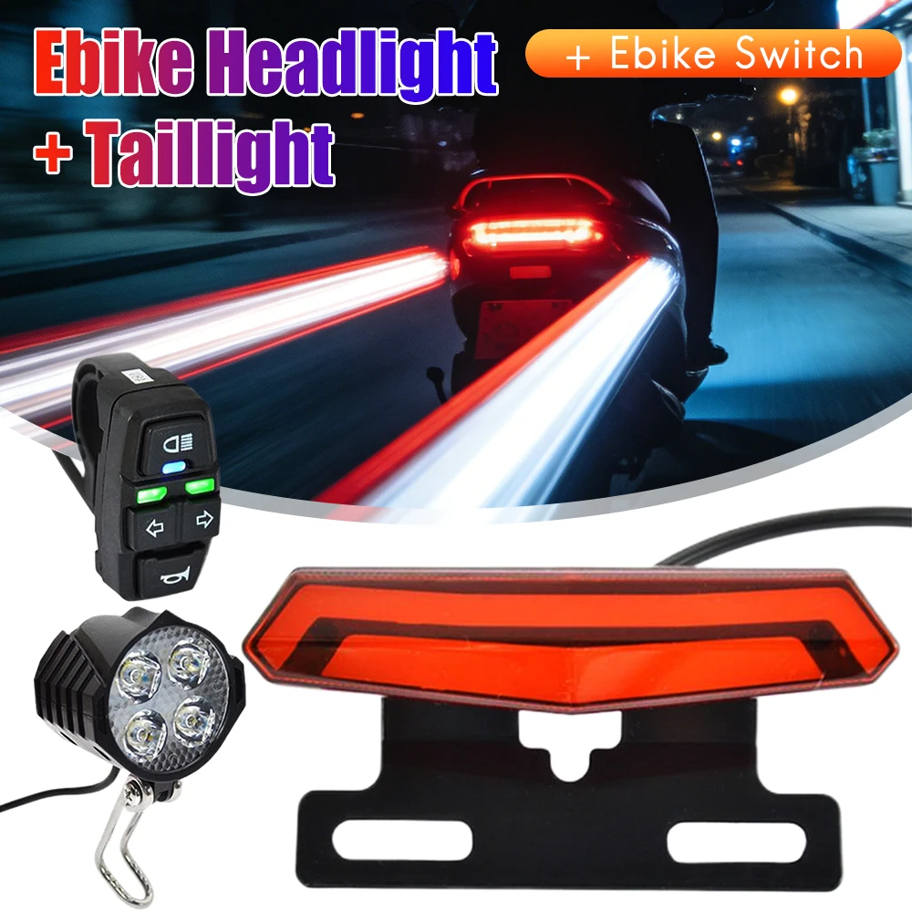 Профессиональный электрический фонарь для велосипеда (передний/задний) 24-48В с гудком и переключателем, простая установка, аксессуары для электровелосипедов
Профессиональный электрический фонарь для велосипеда (передний/задний) 24-48В с гудком и переключателем, простая установка, аксессуары для электровелосипедов