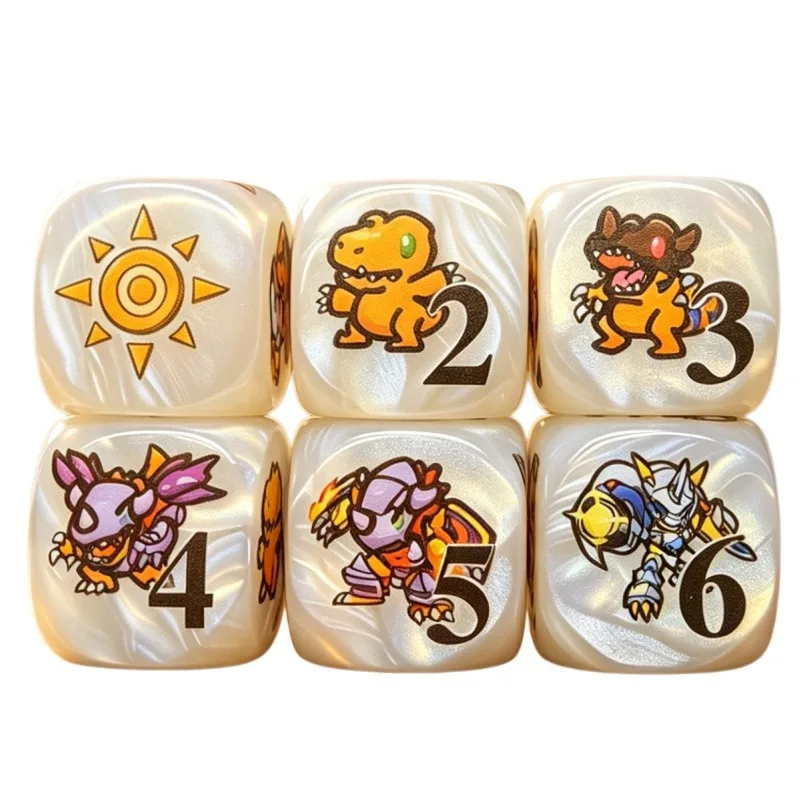 2pcs/set Digimon DTCG Omnimon Agumon Token Token Multi-sided Dice Card Game Counter Resin 20mm Board Game Special Dice Toy Gift
2pcs/set Digimon DTCG Omnimon Agumon Token Token Multi-sided Dice Card Game Counter Resin 20mm Board Game Special Dice Toy Gift