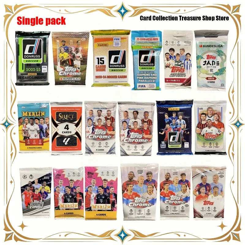 Topps Official Genuine Soccer Trading Cards Champions League World Cup Bundesliga La Liga Serie (A Single Packs) Football Cards
Topps Official Genuine Soccer Trading Cards Champions League World Cup Bundesliga La Liga Serie (A Single Packs) Football Cards