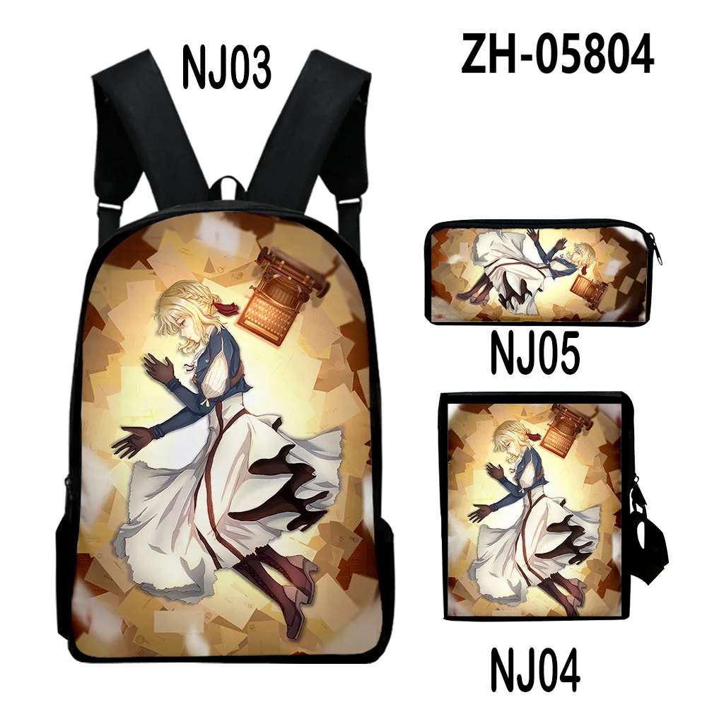 Harajuku Youthful Violet Evergarden 3D Print 3pcs/Set Student Travel bags Laptop Daypack Backpack Shoulder Bag Pencil Case
Harajuku Youthful Violet Evergarden 3D Print 3pcs/Set Student Travel bags Laptop Daypack Backpack Shoulder Bag Pencil Case