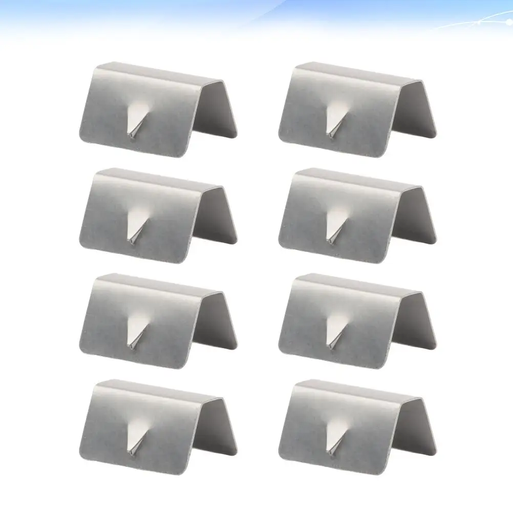 8 Pcs Wind Reflectors Channel Clips Stainless Steel for Windshield Transport Silver
8 Pcs Wind Reflectors Channel Clips Stainless Steel for Windshield Transport Silver