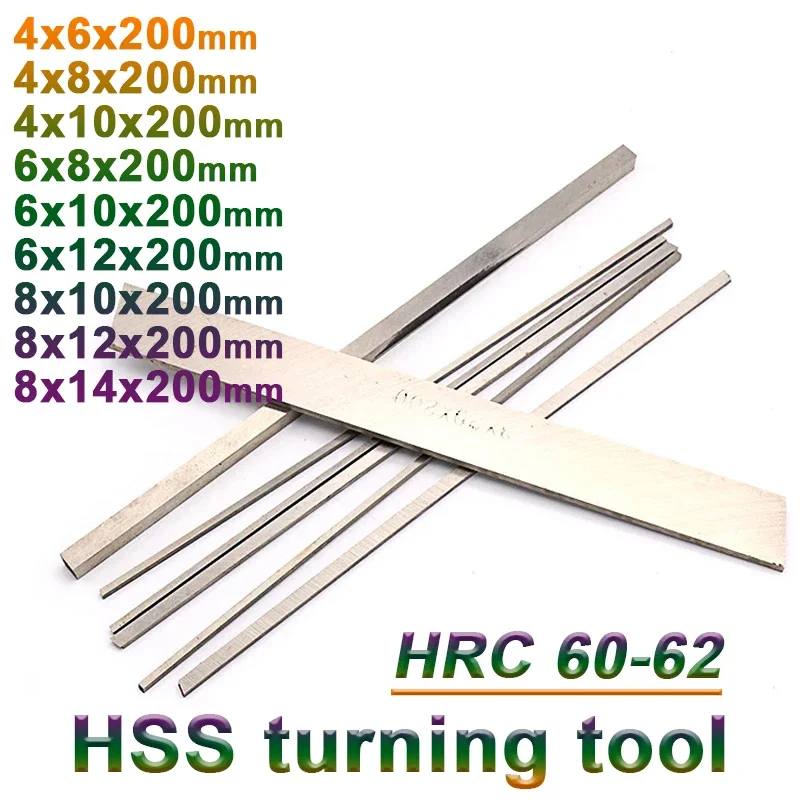 HSS High Speed Steel Turning Tool Width 3-120mm Thickness 2/3mm CNC Lathe Turning Tool Flat Bar Woodworking Lathe Machining Tool
HSS High Speed Steel Turning Tool Width 3-120mm Thickness 2/3mm CNC Lathe Turning Tool Flat Bar Woodworking Lathe Machining Tool