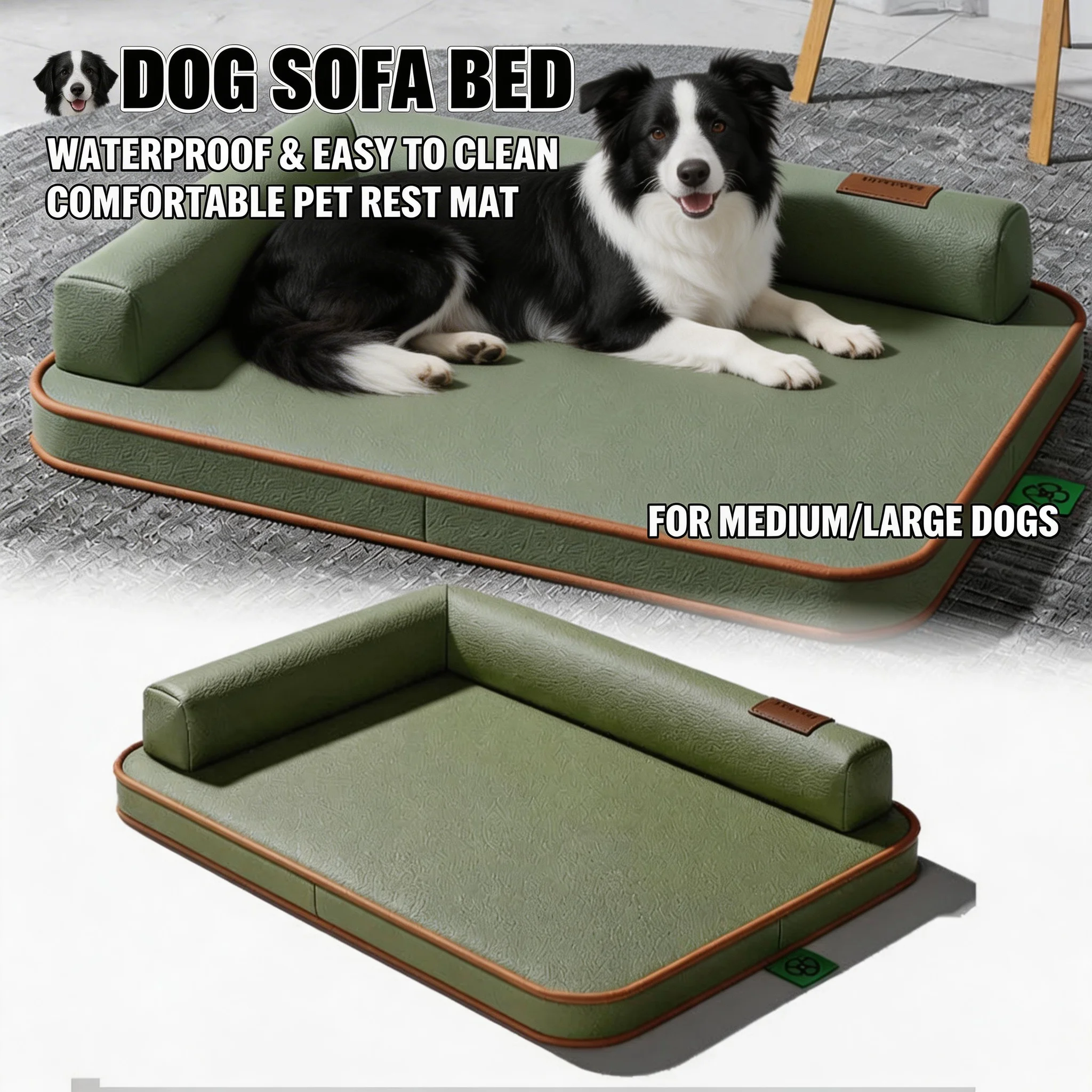 Dog Mat Dog Bed All Seasons Waterproof Tear Resistant Removable Washable For Medium Large Dogs Crate Friendly Kennel Fit Use
Dog Mat Dog Bed All Seasons Waterproof Tear Resistant Removable Washable For Medium Large Dogs Crate Friendly Kennel Fit Use