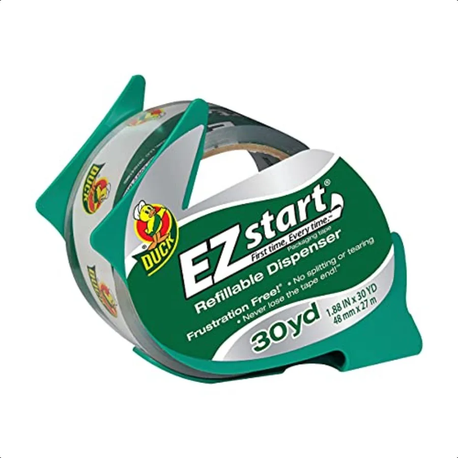 Фирменная упаковочная лента EZ Start с многоразовым дозатором 1,88 x 30 ярдов, прозрачная 393192
Фирменная упаковочная лента EZ Start с многоразовым дозатором 1,88 x 30 ярдов, прозрачная 393192