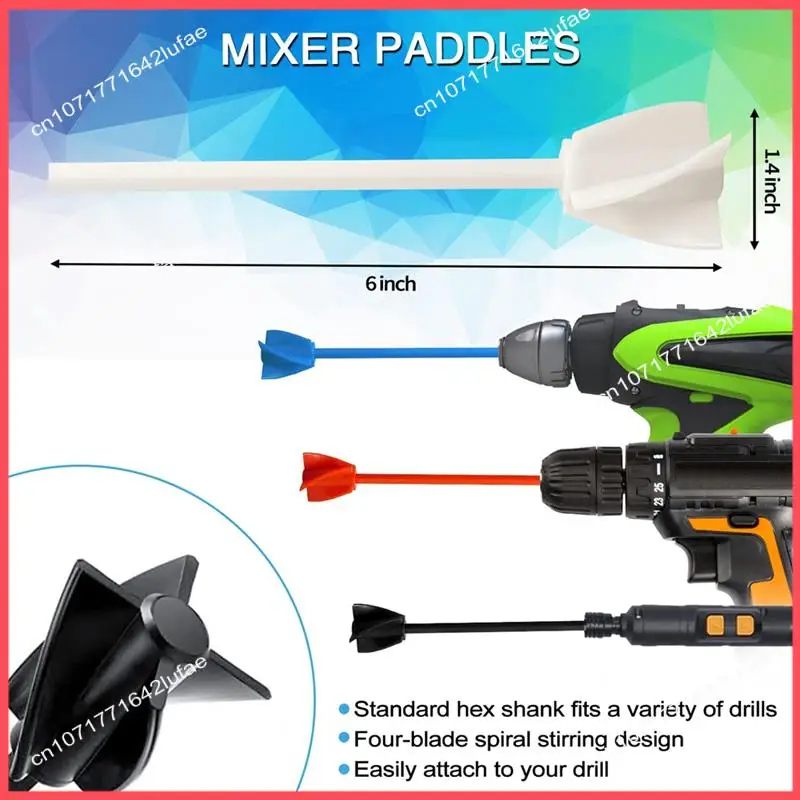 B52C Epoxy Resin Mixer Paddles - Paint Mixer & Epoxy Mixer For Drill Attachment, Reusable Paint Stirrer Drill Paddles
B52C Epoxy Resin Mixer Paddles - Paint Mixer & Epoxy Mixer For Drill Attachment, Reusable Paint Stirrer Drill Paddles