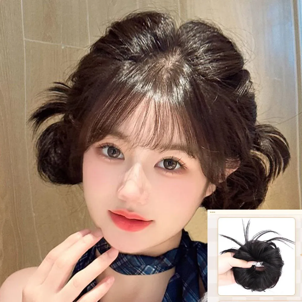 Synthetic Chignon Wigs New Chicken Fur Flower Bud Hair Bun Women Natural Fluffy Low-tied Wig Hair Ring
Synthetic Chignon Wigs New Chicken Fur Flower Bud Hair Bun Women Natural Fluffy Low-tied Wig Hair Ring